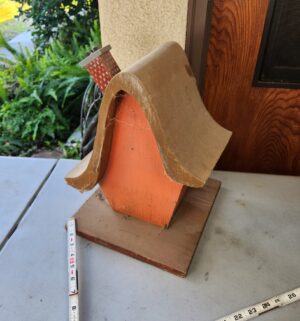 g356- handmade, hand-painted wooden whimsical garden birdhouse - Image 3