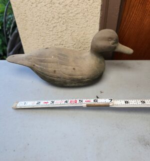 g374- Vintage Brass Duck Decoy