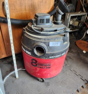 g399- shop vac. 8 gal. tested/works