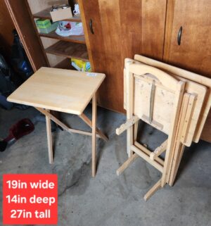 g413- set of 3 tv trays
