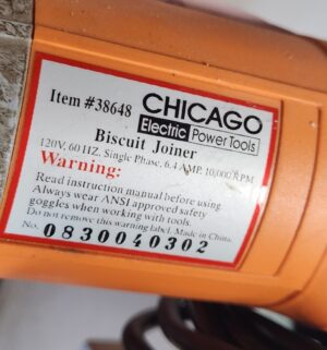 g414- chicago biscuit jointer - Image 3