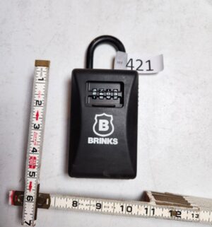 g421- brinks lock box w/ code
