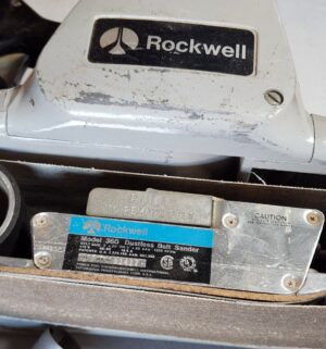 g432- rockwell model 360 belt sander - Image 3