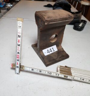 g441- railroad track anvil