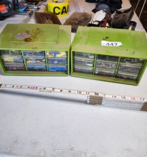 g447- vintage organizers w/ hardware