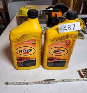 g487- set of two. 5w-20 oil