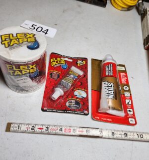 g504- flex tape/glue. Adhesive