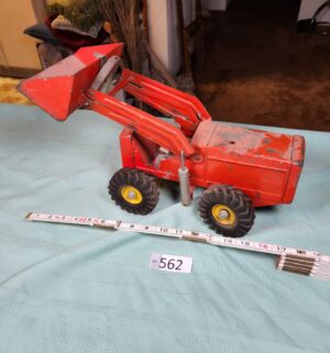 g562- vintage red Nylint Hough Payloader - Image 3