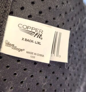 h16- Copper Fit Back Brace Size L/XL - Image 3