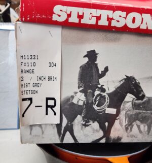 h34- Stetson FX110 Range 304 Mist Grey Size 7R - Image 6