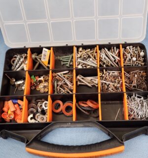 h44- storage box w/ hardware - Image 2