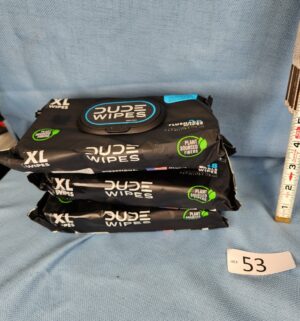 h53- Sealed Dude Wipes - Image 1