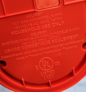 h57- Keurig Hot Brewer Model K-Mini - Image 5