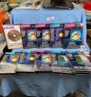 h141- vintage Zygon Learning Discs for accelerated language learning and personal growth