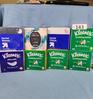 h143- sealed tissue boxes