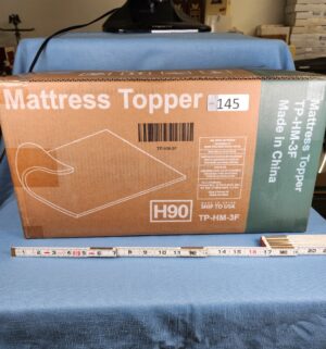 h145- Sealed Mattress topper for a full bed