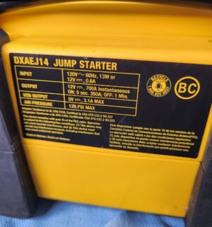 h153- Dewalt DXAEJ14 Jump Starter. Fully tested/works - Image 4