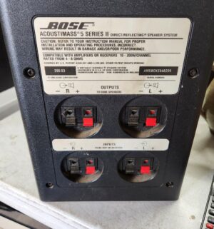 h165- Bose Acoustimass bass module 5 series 2. Cover appears to be glued - Image 3