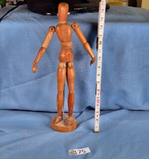 h175- Morilla brand vintage articulated wooden artists mannequin