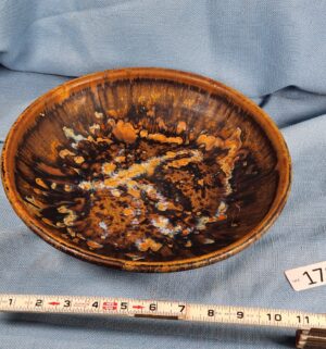 h176- Jizhou ware tortoiseshell-glazed tea bowl, Southern Song dynasty Style