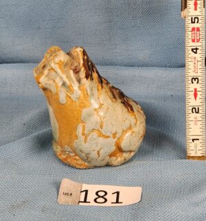h181- small antique Staffordshire pottery figurine
