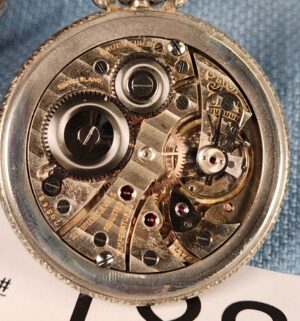 h188- Antique Gruen Pocket watch 17 jewels. Still works - Image 3