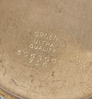 h188- Antique Gruen Pocket watch 17 jewels. Still works - Image 5