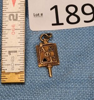h189- 10k Gold Phi Theta Kappa Honor Society Charm