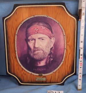 h217- Willie Nelson Painting by Ivan Jesse Curtis