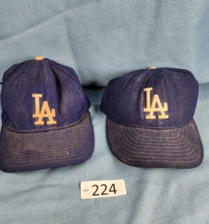 h224- vintage LA dodgers Hats. Diamond, The Pro