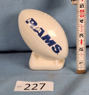 h227- Vintage LA Rams Coin Bank