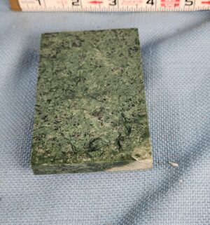 h228- miniature green marble and brass abacus - Image 2