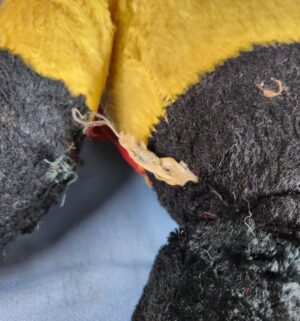 h239- 1950s Zippy the Monkey rubber face plush doll. - Image 3