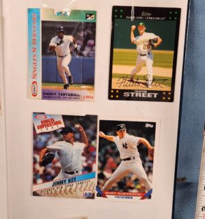 h244- Mickey Mantle Card & book w/ other collectibles - Image 3