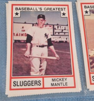 h245- Baseballs greatest card collection. Mantle, Mays, Aaron - Image 2