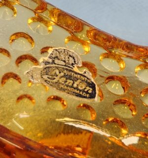 h258- Fenton Hobnail glass slipper - Image 2