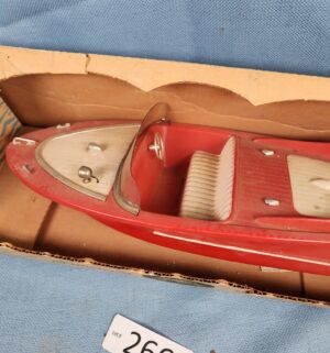 h266- Fleet Line Sea Rocket toy boat in its original box - Image 2