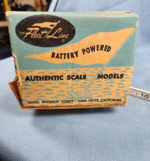 h266- Fleet Line Sea Rocket toy boat in its original box - Image 5