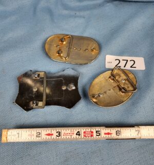 h272- 3 belt buckles - Image 2