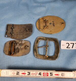 h273- 4 belt buckles - Image 2