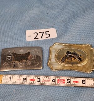 h275- 2 belt buckles - Image 1