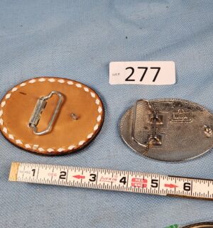 h277- leather buckle and copper eagle buckle - Image 2