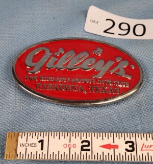 h290- Gilleys Nite club pasadena texas buckle - Image 1