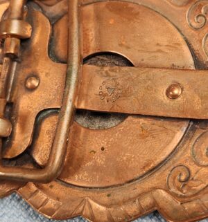 h318- Morgan Silver Dollar Buckle year 1900 - Image 3