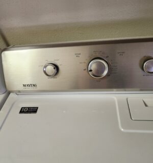 g587- Maytag Washer & Electric Dryer Set. Fully Tested/works. Sold as a set only - Image 3