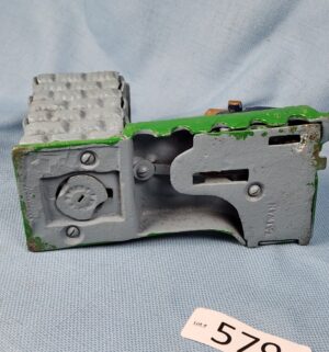 d579- Vintage Artillery Coin Bank. Cast Metal - Image 4