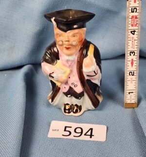 d594- late 1940s Professor Toby Jug. Japan