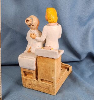 d618- Doctors Visit by artist Lauren Marems. Business card holder - Image 3
