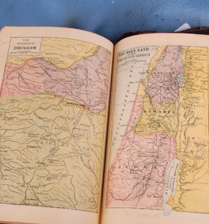d630- Antique Color Illustrated King James Bible - Image 7