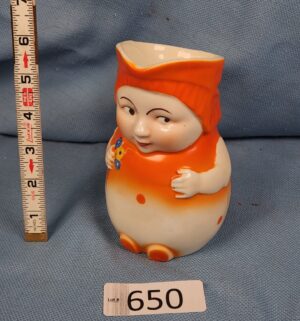 d650- Erphila Czechoslovakia porcelain pitcher, Dutch Girl